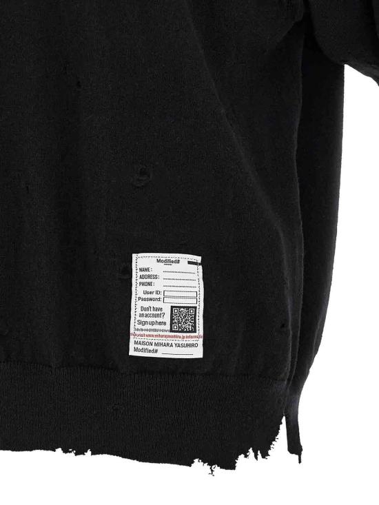 26SS 메종 미하라 야스히로 폴로 티셔츠 J16SW713BLACK Black - MAISON MIHARA YASUHIRO