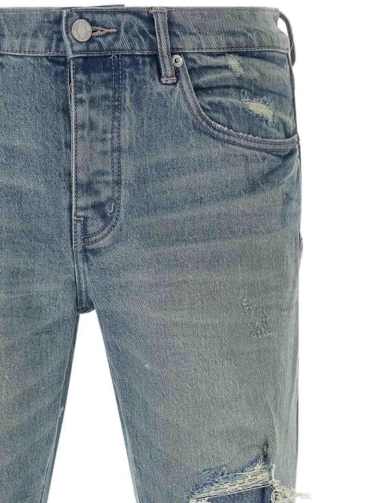 26SS 퍼플 브랜드 스트레이트 팬츠 P001SGRP226LTINDIGO Light Blue - PURPLE BRAND