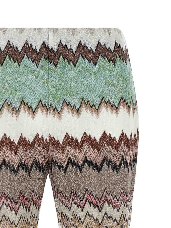 26SS 미소니 팔라초 팬츠 DS26SI0DBR014WSM9Y3 Multicolour - MISSONI