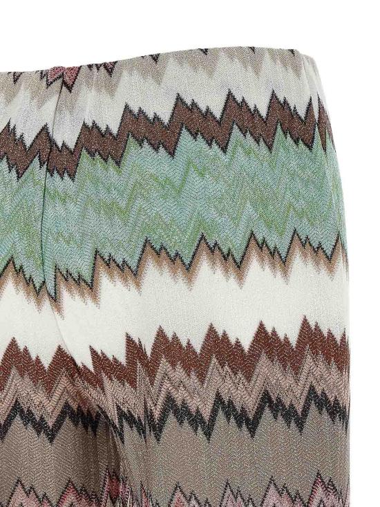 26SS 미소니 팔라초 팬츠 DS26SI0DBR014WSM9Y3 Multicolour - MISSONI