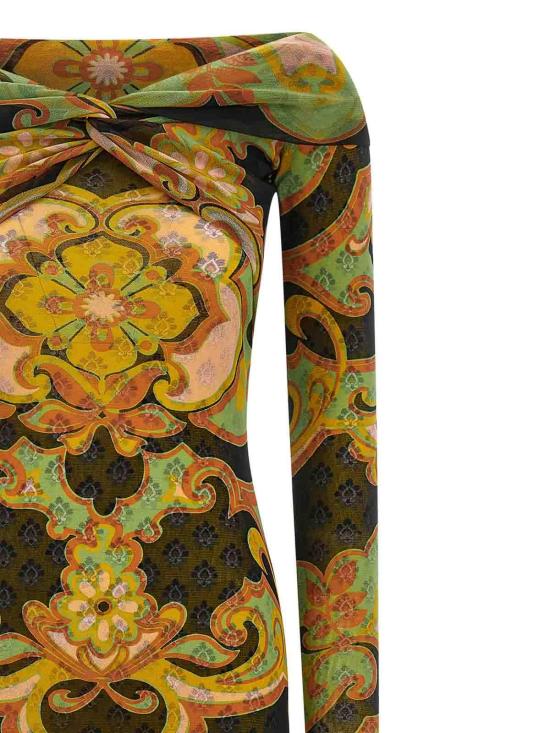 26SS 에트로 롱 원피스 WRHA059699IAS67X0812 Multicolour - ETRO