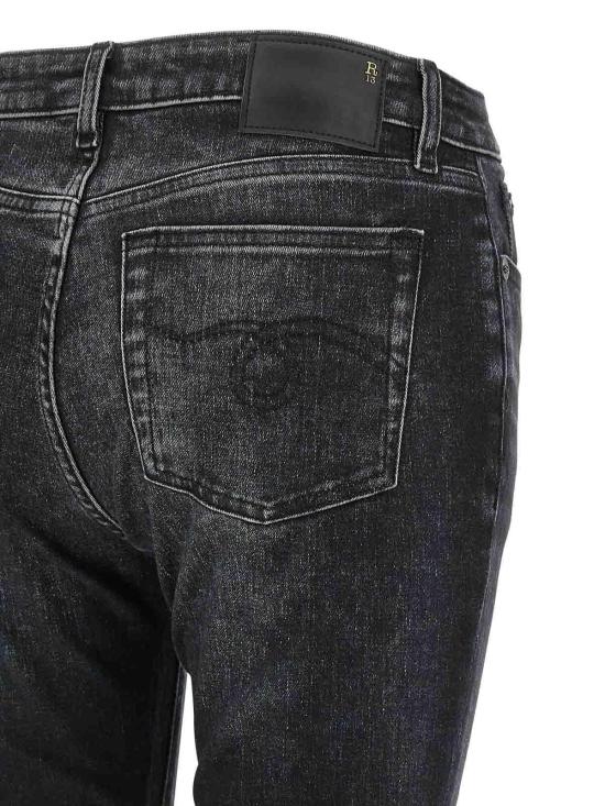 26SS 알13 스트레이트 팬츠 R13W0005816 Black - R13