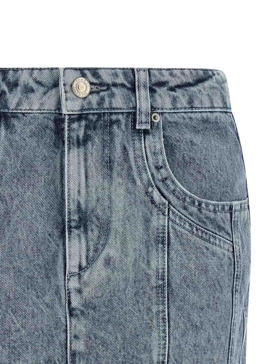 26SS 이자벨마랑에뚜왈 데님 스커트 JU0448FAD1H02E30LU Light Blue - ISABEL MARANT ETOILE