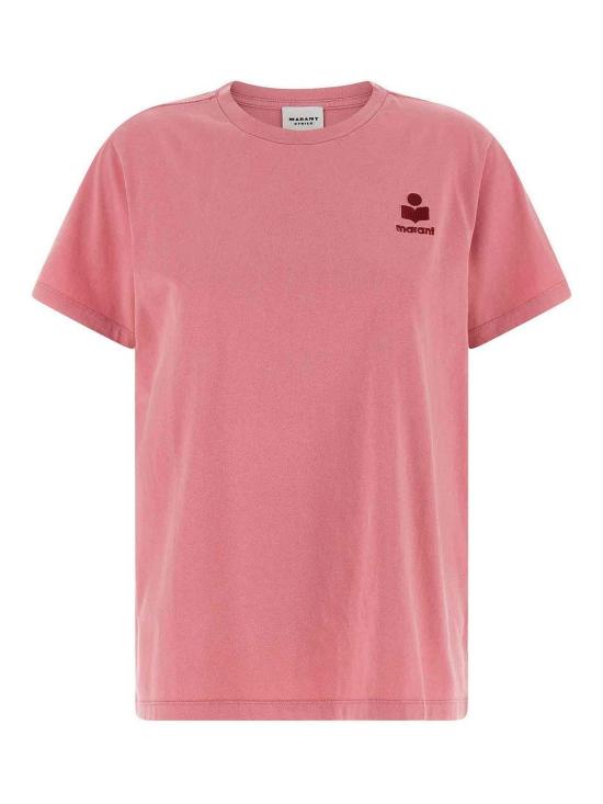 26SS 이자벨마랑에뚜왈 애비 로고 코튼 티셔츠 TS0070FAA1N98EBGGA Multicolour