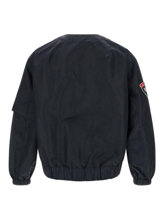 26SS 겐조 배지스 라이트 봄버자켓 FG55BL1269NL76 Blue - KENZO