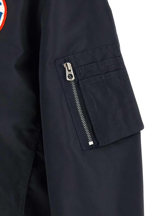 26SS 겐조 배지스 라이트 봄버자켓 FG55BL1269NL76 Blue - KENZO