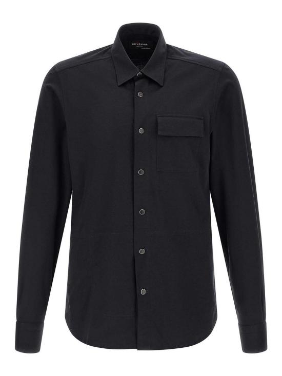  키톤 긴팔 셔츠 UMCBUBAK06R491100 Blue