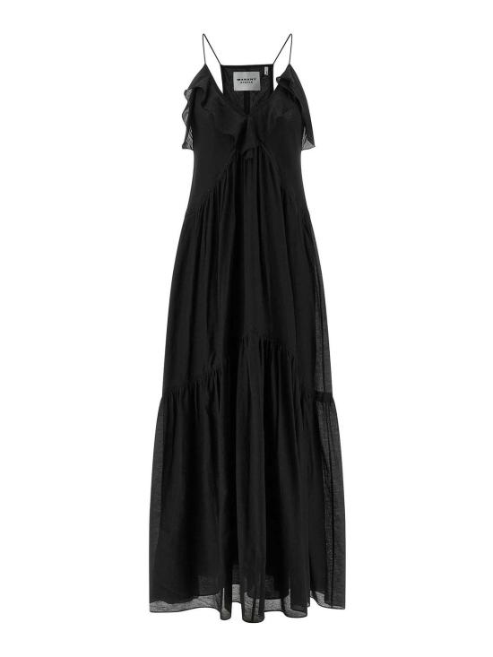 26SS 이자벨마랑에뚜왈 롱 원피스 RO1003FBB3J04E01BK Black