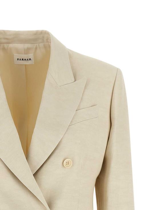 26SS 파로쉬 수트 자켓 D420449RAISA26003 Beige - PAROSH