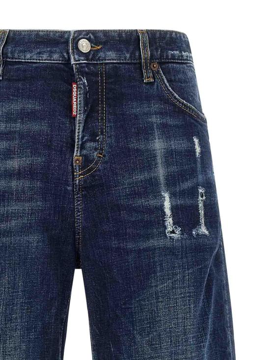 26SS 디스퀘어드2 스트레이트 팬츠 S75LB1138S30664470 Blue - DSQUARED2