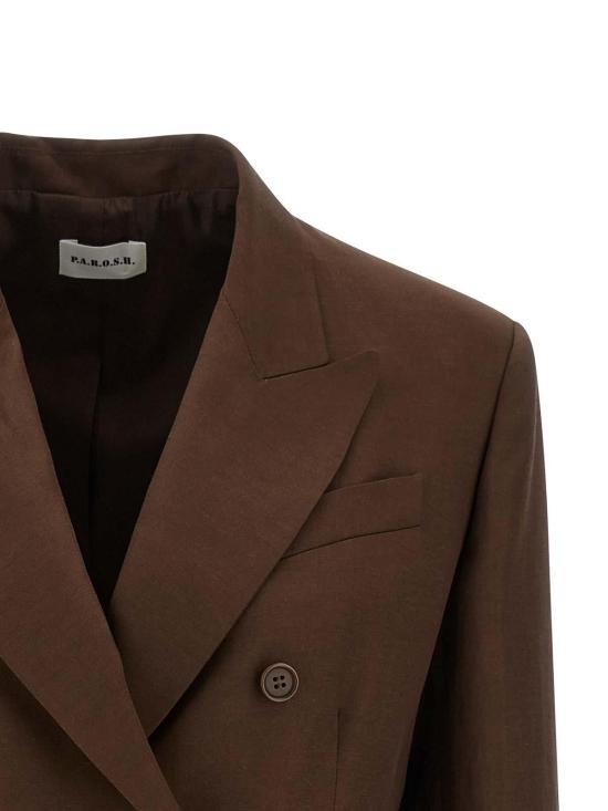 26SS 파로쉬 수트 자켓 D420449RAISA26008 Brown - PAROSH