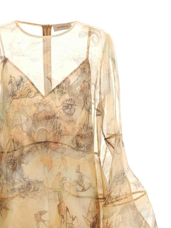 26SS 짐머만 롱 원피스 6938DC261OCAT Beige - ZIMMERMANN