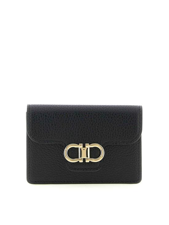 26SS 살바토레 페라가모 지갑 785795NEROFLAMERED Black