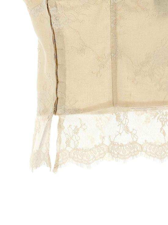 26SS 핑코 민소매 티셔츠 106571A374C03 Beige - PINKO
