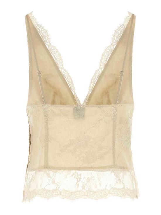 26SS 핑코 민소매 티셔츠 106571A374C03 Beige - PINKO