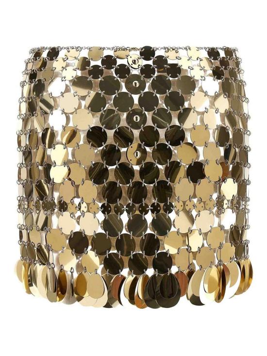 26SS 파코라반 숏 스커트 26PIJU157PS0129P712 Gold - PACO RABANNE