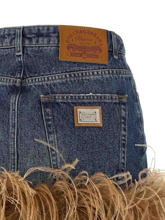 26SS 돌체앤가바나 데님 스커트 F4C2TZG8OC8S9001 Blue - DOLCE & GABBANA