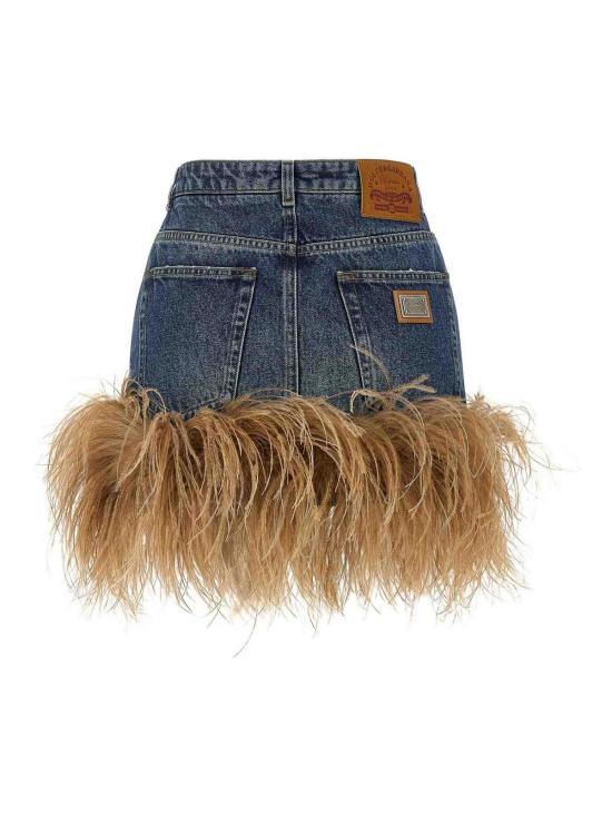 26SS 돌체앤가바나 데님 스커트 F4C2TZG8OC8S9001 Blue - DOLCE & GABBANA