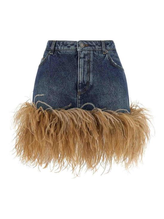 26SS 돌체앤가바나 데님 스커트 F4C2TZG8OC8S9001 Blue