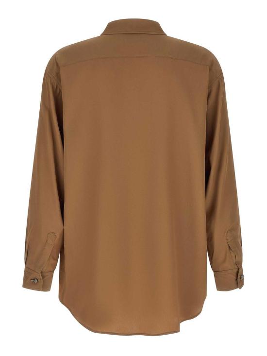 26SS 마리아노 긴팔 셔츠 MGSS26SR018706074 Brown - MAGLIANO