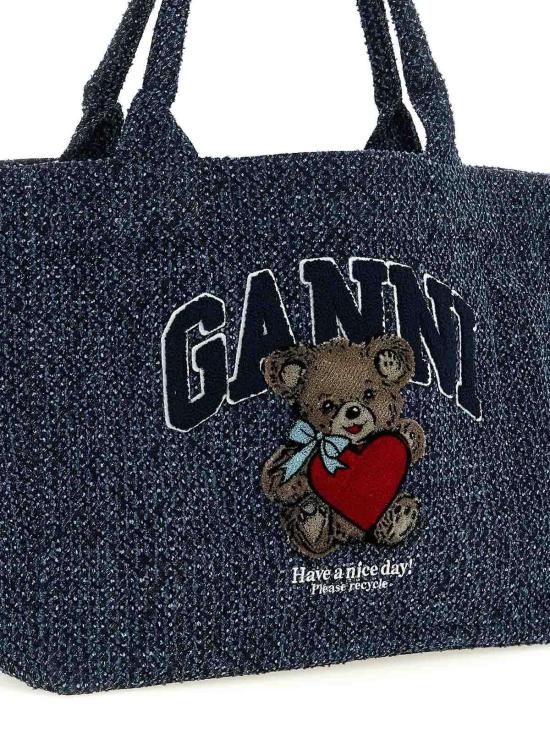 26SS 가니 토트백 B2110028077 Blue - GANNI