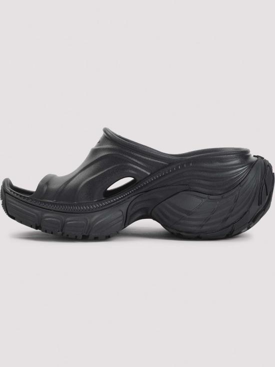 26SS 발렌시아가 뮬/슬리퍼 845068W6XLM1000 Black - BALENCIAGA