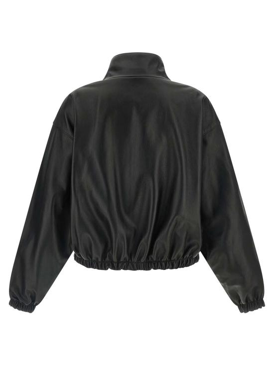 26SS 발렌시아가 가죽 자켓 856381TRS251000 Black - BALENCIAGA