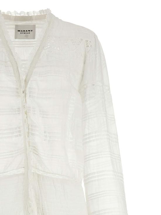 26SS 이자벨마랑에뚜왈 롱 원피스 RO0723FBD1J05E20WH White - ISABEL MARANT ETOILE