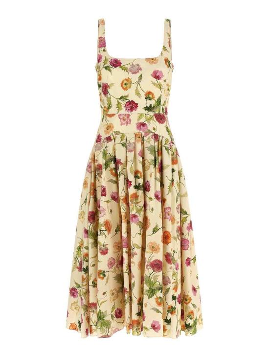 26SS 캐롤리나 헤레라 미디 원피스 R2611N563PSR264 Beige