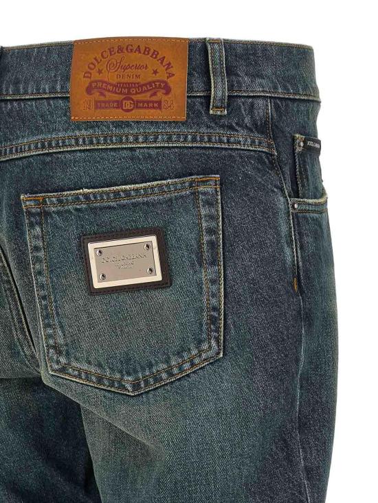 26SS 돌체앤가바나 레귤러 코튼 진 돌체앤가바나 GYJCCDG8OL5S9001 Blue - DOLCE & GABBANA