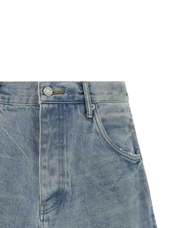 26SS 퍼플 브랜드 데님 숏팬츠 P070RTJL226LTINDIGO Light Blue - PURPLE BRAND