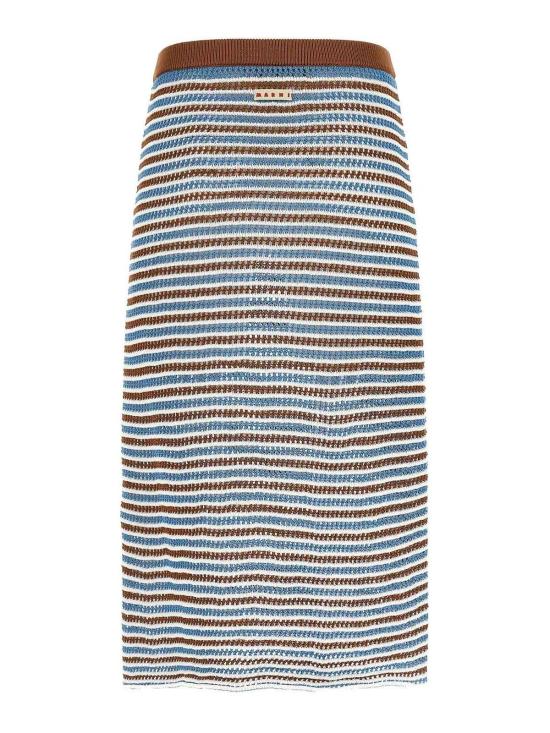 26SS 마르니 미디 스커트 GOMD0128Q0UFCB35CRM30 Multicolour - MARNI