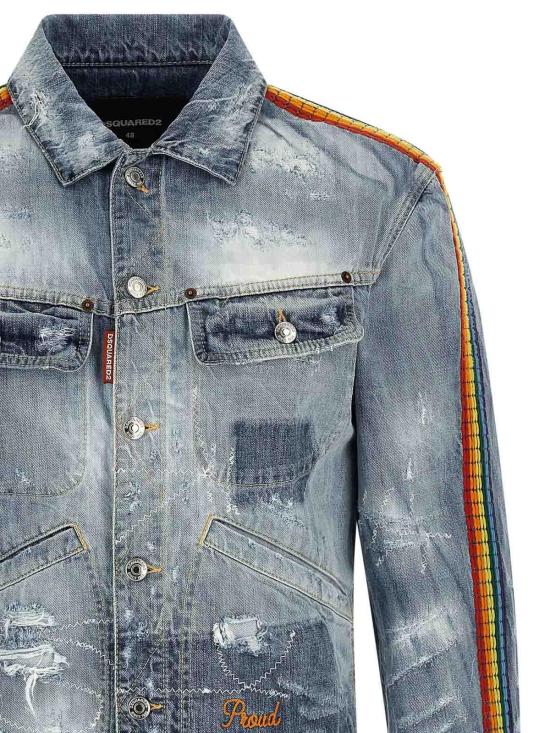 26SS 디스퀘어드2 데님 셔츠 S74AM1684D30011470 Blue - DSQUARED2