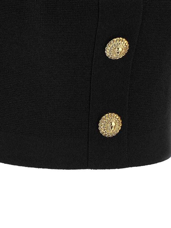 26SS 발망 민소매 티셔츠 GF1AA415KJ430PA BLACK - BALMAIN