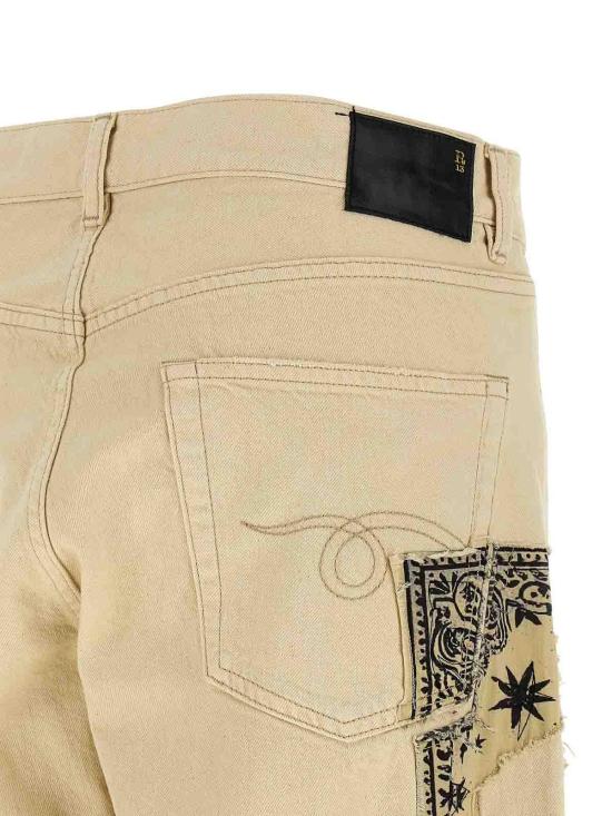 26SS 알13 스트레이트 팬츠 R13WD211D495 Beige - R13