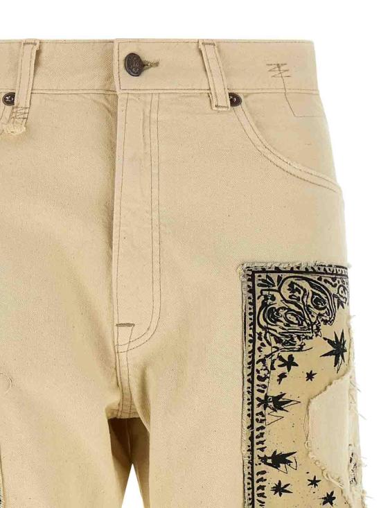 26SS 알13 스트레이트 팬츠 R13WD211D495 Beige - R13