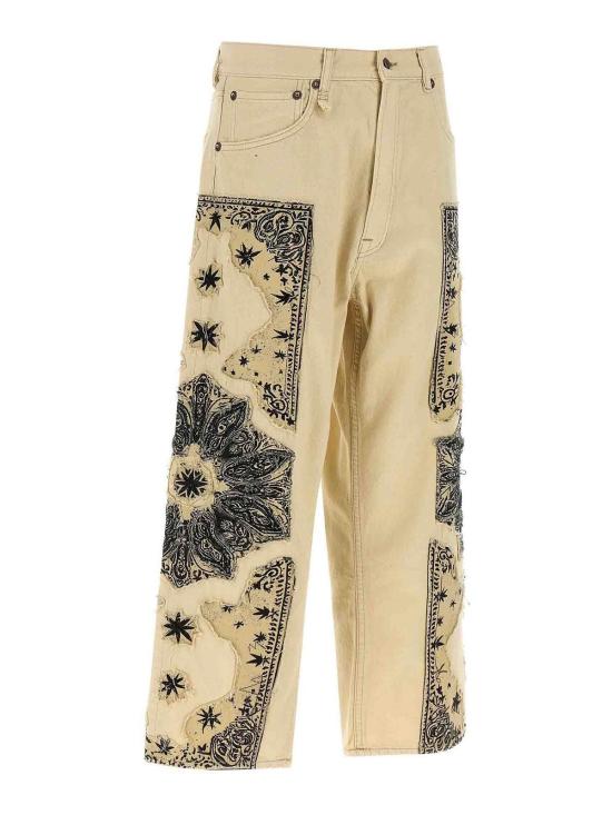 26SS 알13 스트레이트 팬츠 R13WD211D495 Beige - R13