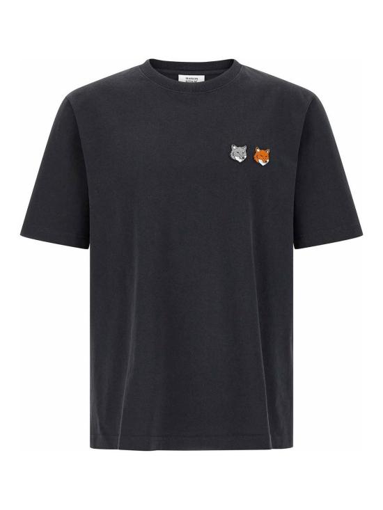 26SS 메종키츠네 더블 폭스 헤드 컴포트 티셔츠 OM011CFKJ7025P190 Grey