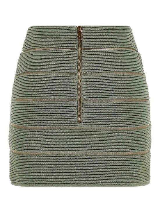 26SS 발망 숏 스커트 GF0LBB48KJ757EU Green - BALMAIN