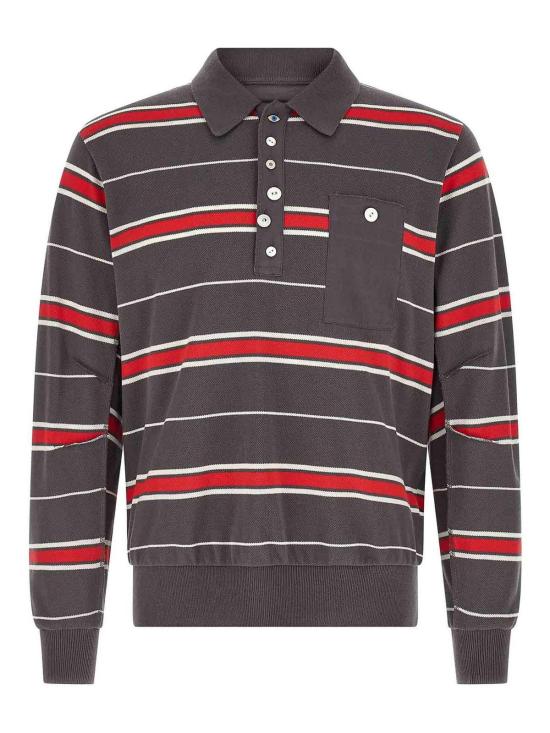 26SS 언더커버 폴로 티셔츠 UC1F48042GRAYBORDER Grey