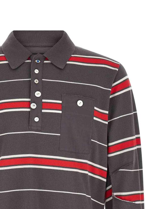 26SS 언더커버 폴로 티셔츠 UC1F48042GRAYBORDER Grey - UNDERCOVER