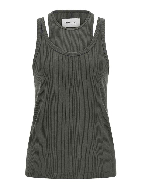 26SS 아르마리움 민소매 티셔츠 ARMTMT040JE05041 Grey
