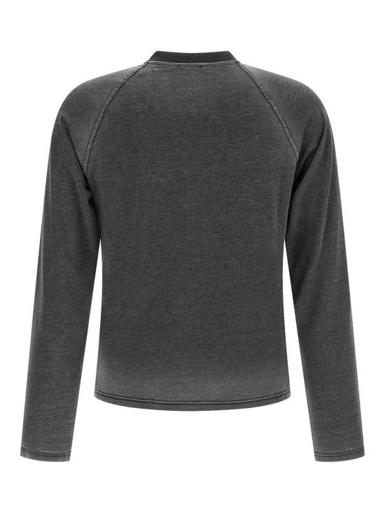 26SS 디젤 T-JORI 그래픽 모티프 롱 슬리브 티셔츠 A230020WECN900 Grey - DIESEL