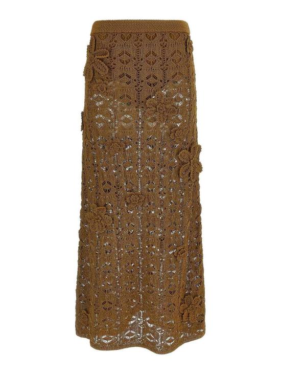 26SS 핑코 롱 스커트 106861A3B8L25 Brown