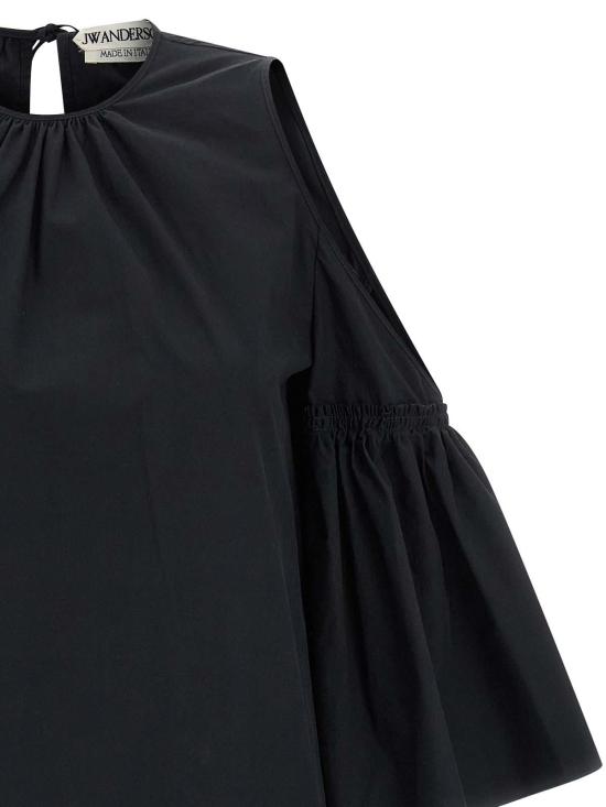 26SS JW앤더슨 미디 원피스 DR0522PG1090999 Black - JW ANDERSON