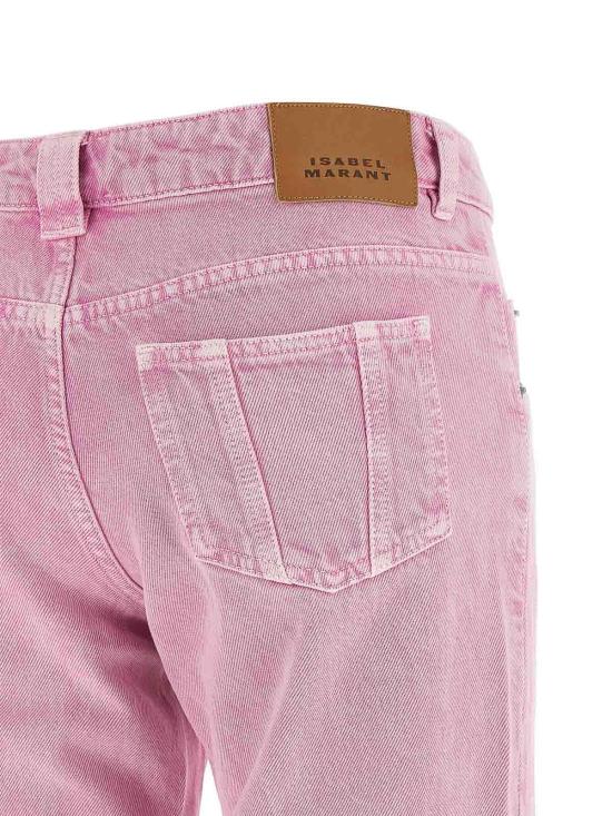 26SS 이자벨마랑에뚜왈 스트레이트 팬츠 PA0671FAD1H02E40PK Nude Neutrals - ISABEL MARANT ETOILE