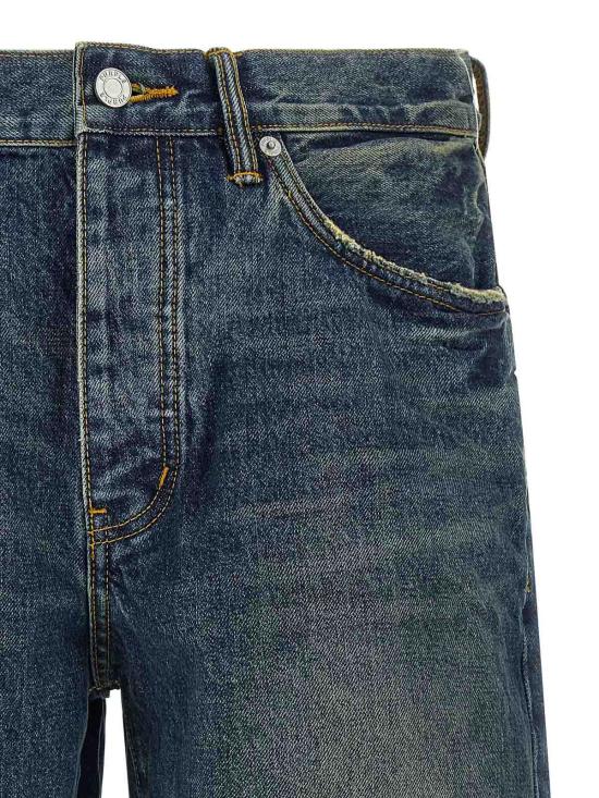 26SS 퍼플 브랜드 데님 숏팬츠 P059VTST226MIDINDIGO Blue - PURPLE BRAND