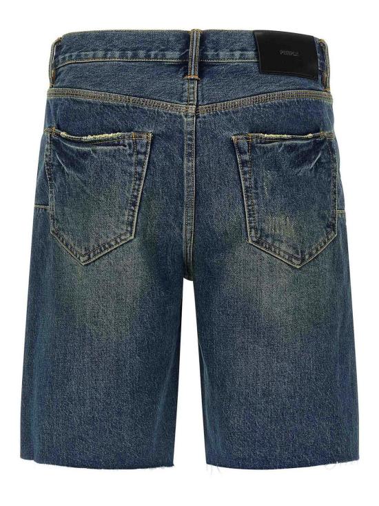 26SS 퍼플 브랜드 데님 숏팬츠 P059VTST226MIDINDIGO Blue - PURPLE BRAND