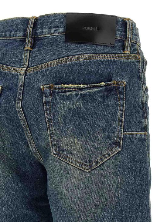 26SS 퍼플 브랜드 데님 숏팬츠 P059VTST226MIDINDIGO Blue - PURPLE BRAND