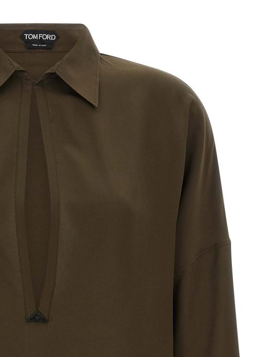 26SS 톰포드 미디 원피스 AB3632FAX1703GCW Green - TOMFORD